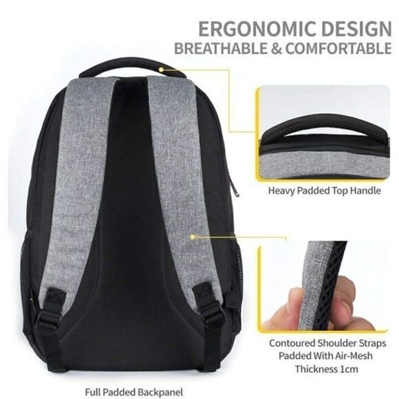 Aspensport School Backpack Fit 15.6 Lightweight Casual Daypack Water Repellent main image 5